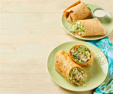 Wrap Chicken Caesar Reduced Fat - calories, carbs, nutrition