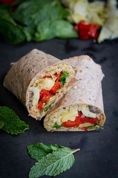 Wrap Vegetable Stuffed Artichoke 10" Healthy Grain - calories, carbs, nutrition