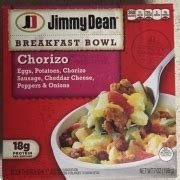 Zime Brkf Bowl Chorizo - calories, carbs, nutrition