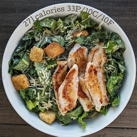 Zime Entree Salad Chicken Caesar - calories, carbs, nutrition