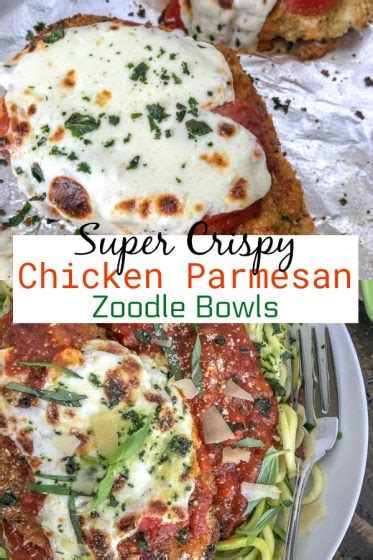 Zoodle Chicken Parmesan - calories, carbs, nutrition