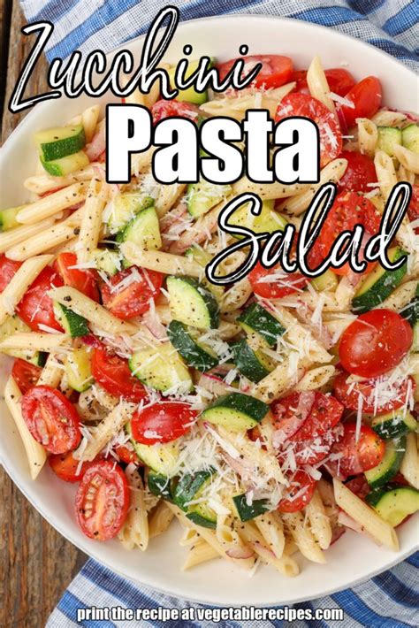 Zucchini Pasta Salad - calories, carbs, nutrition