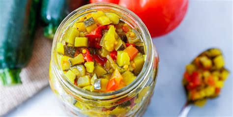 Zucchini Relish - calories, carbs, nutrition